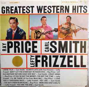 Various - Greatest Western Hits, Vol. 1: Ray Price, Carl Smith, Lefty Frizz ...